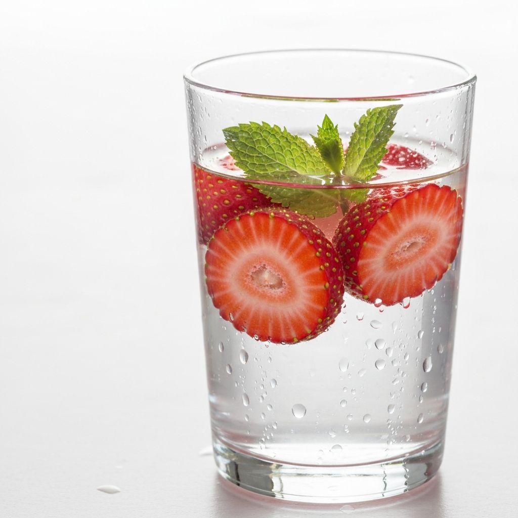 Water hydration and wellness concept